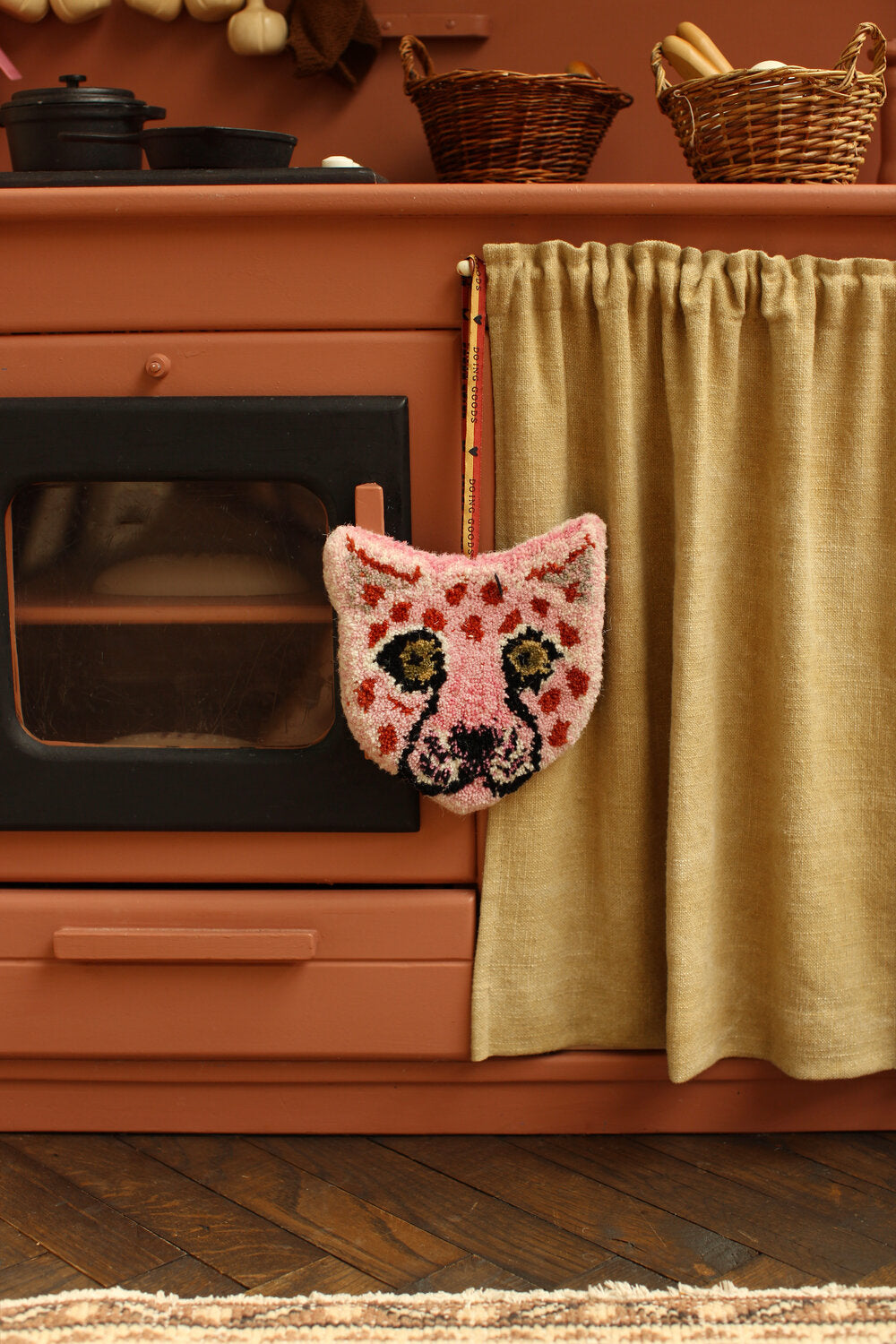 Pinky Leopard ophæng - Pink